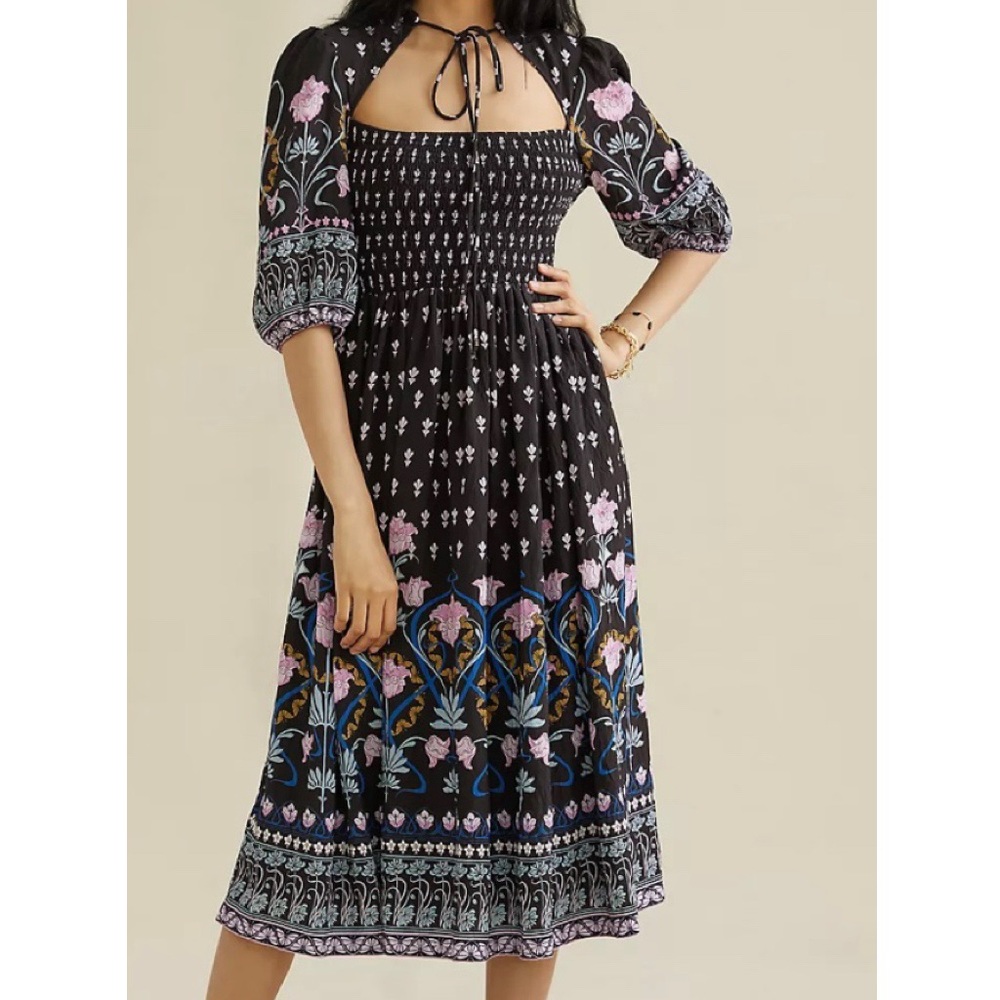 Anthropologie  Floral Dress